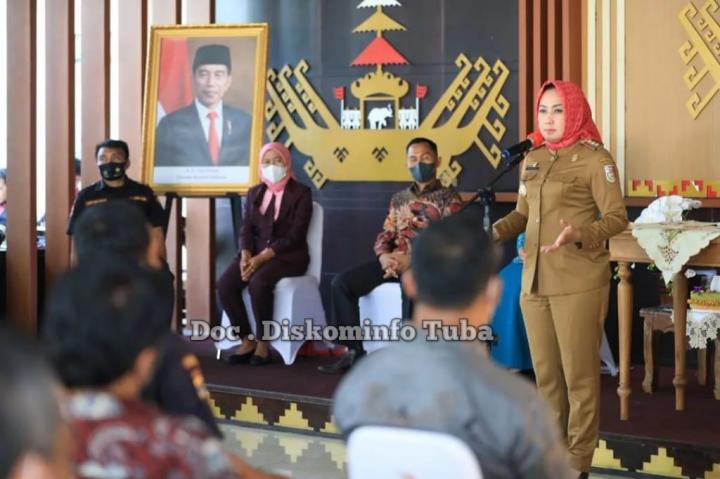 Menjelang Bulan Suci Ramadhan 1443 H Bupati Tuba pererat silaturahmi Dengan Elemen Masyarakat